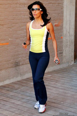 Eva Longoria's public spandex camel toe